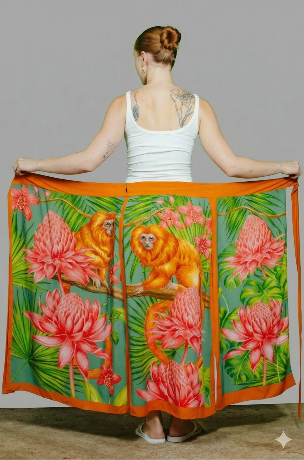 Wrap Skirt - Golden Lion Tamarin