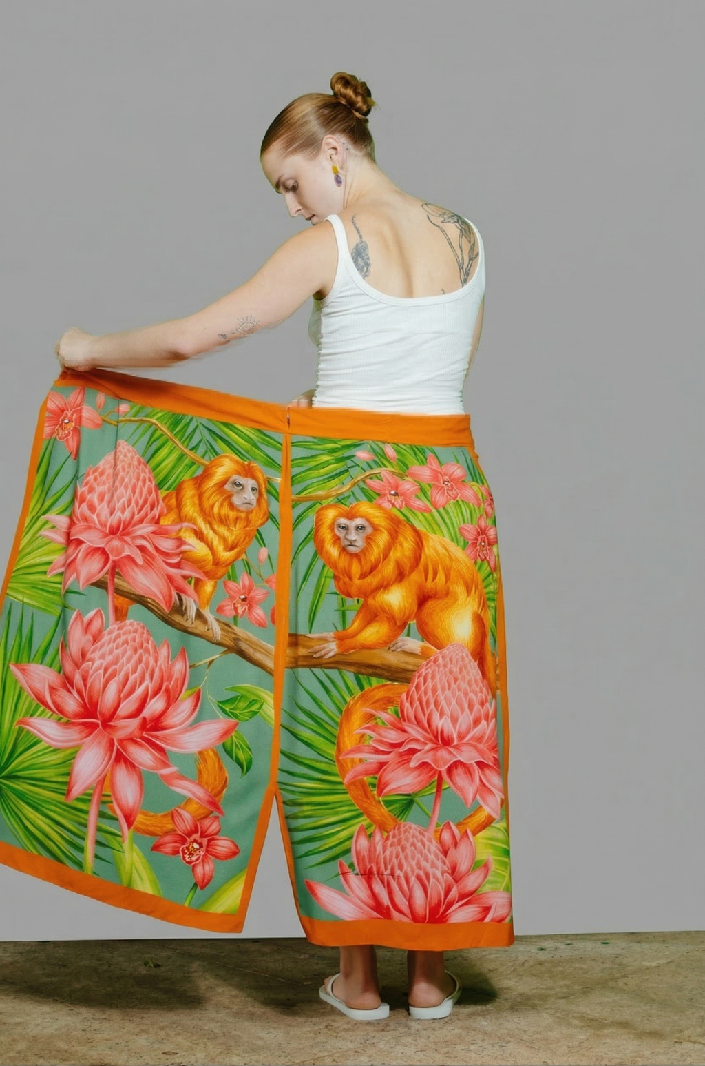 Wrap Skirt - Golden Lion Tamarin
