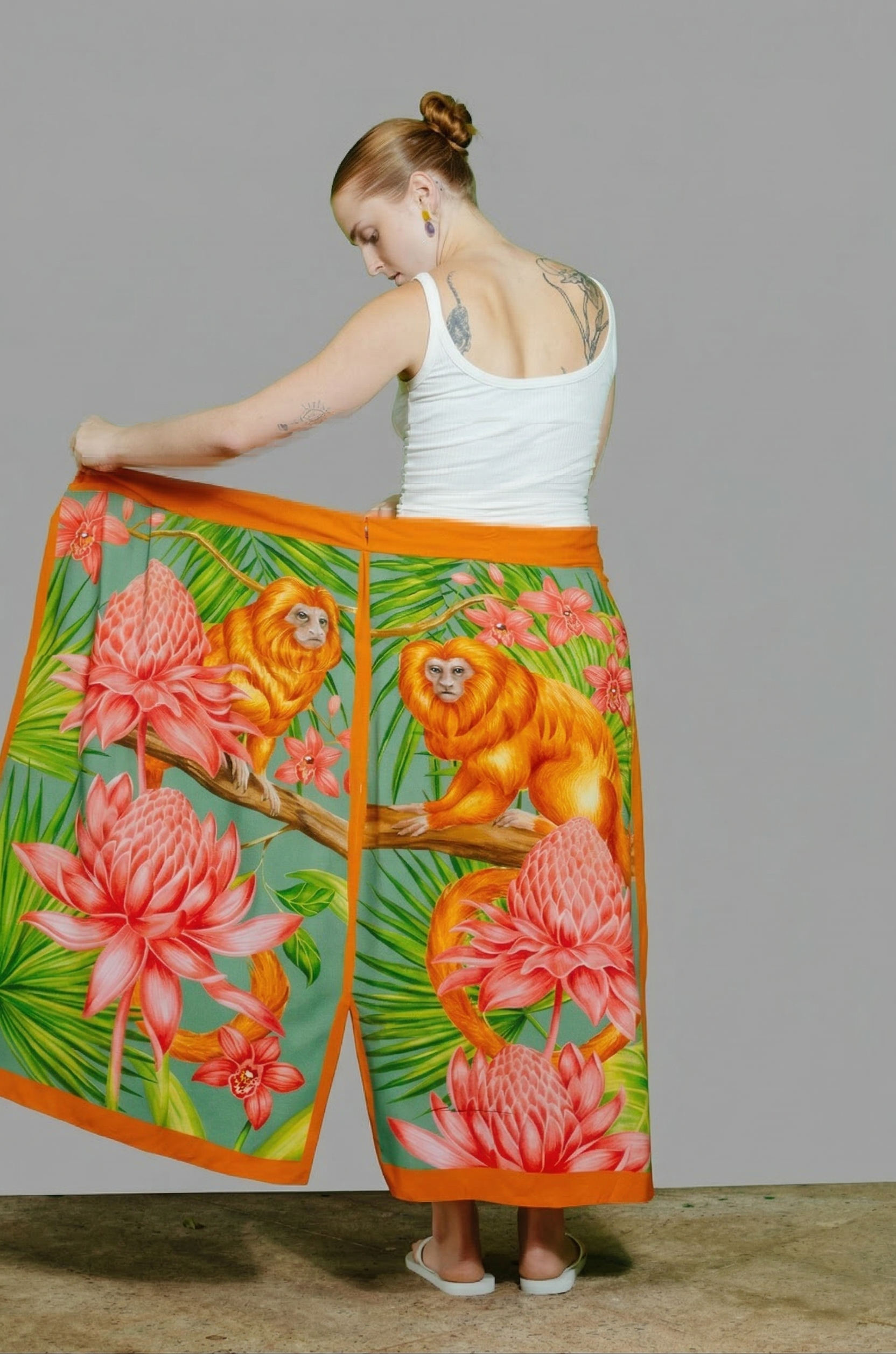Wrap Skirt - Golden Lion Tamarin
