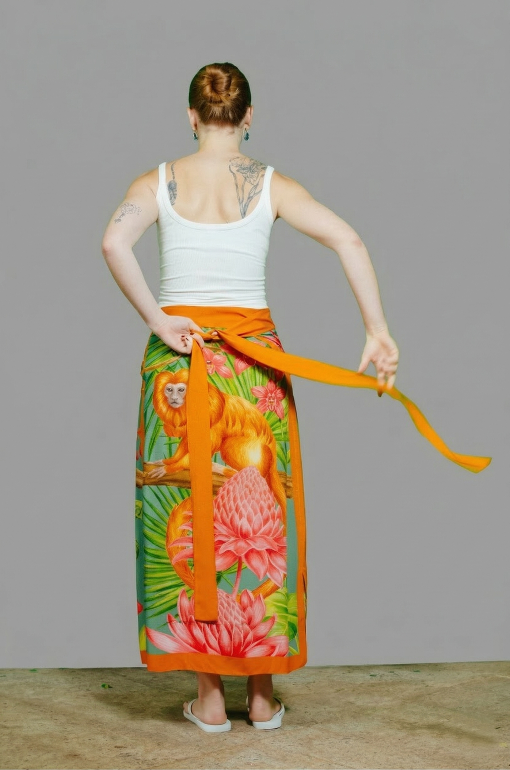 Wrap Skirt - Golden Lion Tamarin